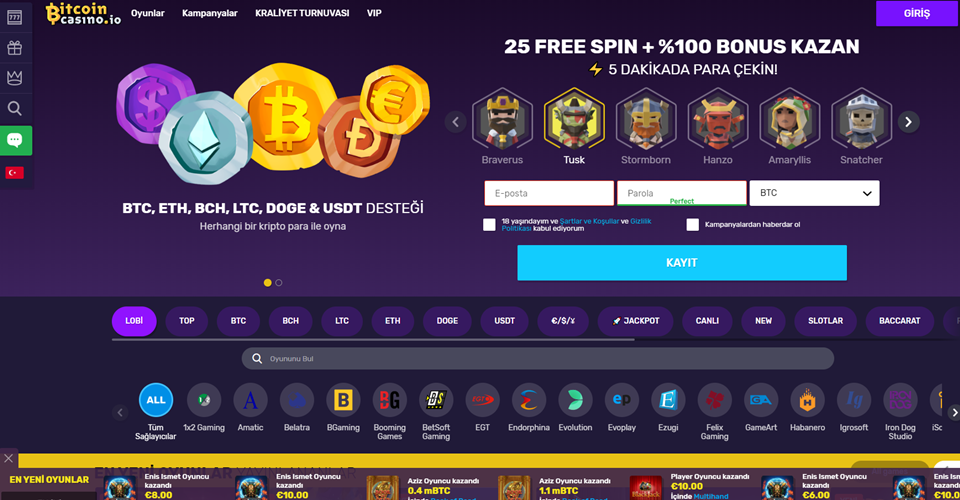 Bitcoincasino giriş adresi